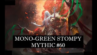 Mono Green Stompy  60 Mythic Standard BO1  MTG Arena [upl. by Yug]