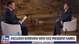 Live The Kamala Harris Fox News Interview [upl. by Nine]