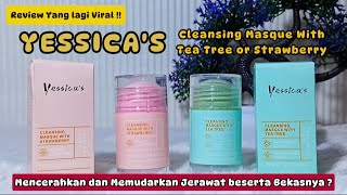 Review Yessicas Clay Stick Mask  Cleansing Masque with Tea Tree Or Strawberry [upl. by Netniuq]