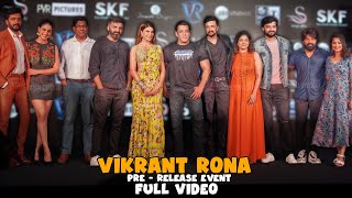 UNEDITED VERSION  Vikrant Rona PreRelease Event  Salman Khan Kiccha Sudeep Jacqueline Fernandez [upl. by Noyr494]