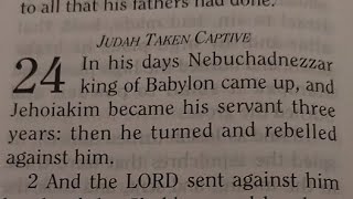 2kING Ch24 JUDAHTAKEN CAPTIVE📖Bible Study 🛌B4 join us Day7 FaithStructure GOD2024 [upl. by Akinnor]