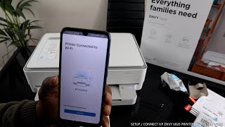 How To Set Up  Connect HP Printer To A WIFI Network [upl. by Elbring]