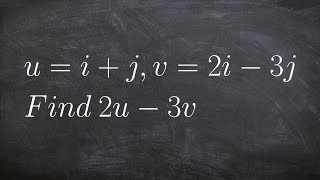 Subtracting the two vectors with a scalar and graphing [upl. by Favrot]