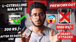 Don’t Buy Preworkout ❌Preworkout Vs Lcitrulline malate 🔥 As it is Citrulline mallet Review✅ [upl. by Kelby]