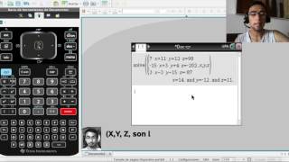 Cómo resolver Sistemas de Ecuaciones 3x3  TINspire CX CAS [upl. by Cassil61]