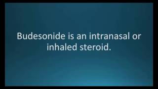 How to pronounce budesonide Pulmicort Memorizing Pharmacology Flashcard [upl. by Htebirol422]