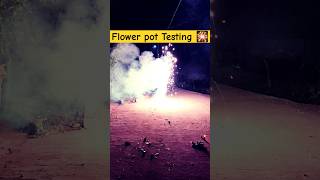 Flower Pot testing flowerpot crackerstesting patakhe shorts diwali [upl. by Burk]