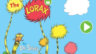 The Lorax Dr Seuss Audiobook for kids Read Aloud app  Book in Bed [upl. by Eaves465]