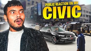 Best Public Reaction On New Modified CIVIC [upl. by Dnalra]