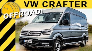 VW CRAFTER Offroad Taugt der neue Crafter 4Motion Test amp Fahrbericht  Update VW eCrafter [upl. by Albarran793]