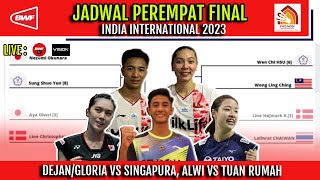 JADWAL PEREMPAT FINAL SYED MODI INDIA INTERNATIONAL 2023ADA DUA WAKIL DI BABAK PEREMPAT FINAL [upl. by Girand296]