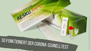 CoronaSchnelltest So funktioniert der Abstrich  SARSCoV2 Antigen Test [upl. by Siddon558]