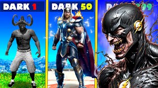 Upgrading to DARK SUPERHEROS in GTA 5 Part2 [upl. by Corell790]