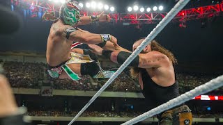 Braun Strowman launches Kalisto from the Royal Rumble Match Royal Rumble 2017 [upl. by Retsim308]