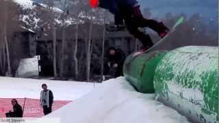 CRAZY SNOWBOARDING TRICKS IMPOSSIBLE [upl. by Dituri]