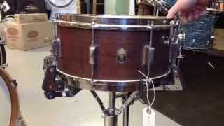 Leedy Dual Parallel snare drum Elkhart Indiana [upl. by Yednarb]