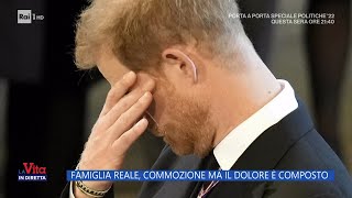 Famiglia reale commozione ma il dolore è composto  La Vita in diretta 15092022 [upl. by Otreblaug709]