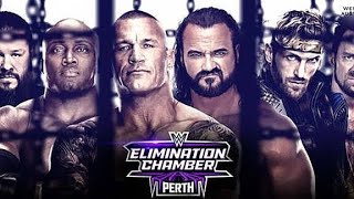 WWE Elimination Chamber 2024 Mens Elimination Chamber Match WWE2K23 Simulation [upl. by Fischer917]