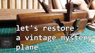 Simply Woodworking  Lets restore a 1947 Moving Fillister Rebate Plane [upl. by Bright]