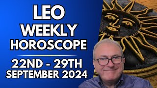 Leo Horoscope  Weekly Astrology 23rd to 29th September 2024 [upl. by Nosmas]