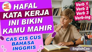 KATA KERJA BAHASA INGGRIS VERB 1 2 3 ING DAN ARTINYA Paling Sering Digunakan dalam Percakapan [upl. by Leahcimdivad]