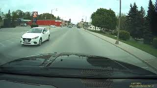 Driving Through Wingham Ontario [upl. by Nomor]