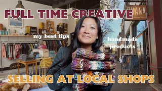 ↟how I sell my handmade products at local shops chatty vlog smallbusinessdiaries [upl. by Yrro649]