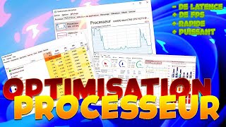 OPTIMISER Son PROCESSEUR Pour le GAMING🔥 Boost de Performances  Guide 2024 [upl. by Anoli]