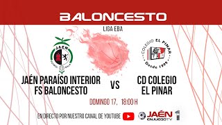 🚨DIRECTO TV  BALONCESTO  Jaén Paraíso Interior FS  CD Colegio El Pinar  Domingo 1800 [upl. by Licko942]