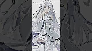 Emilia anime re zeroed edit  amv you make me glow [upl. by Garling332]