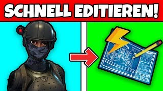 FORTNITE SCHNELL EDITIEREN PC Ps4 Xbox  Fortnite Battle Royale Deutsch [upl. by Roselyn]