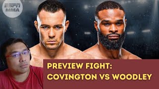 Preview Covington vs Woodley [upl. by Ahtinak]