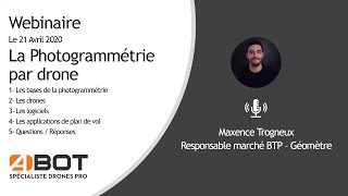 Webinaire n°1  La Photogrammétrie par Drone [upl. by Ahterahs]