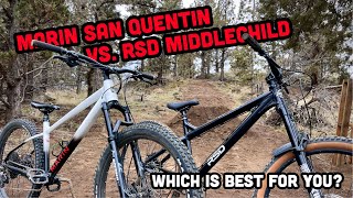 Marin San Quentin vs RSD Middlechild A Tail of Two Hardtails [upl. by Yelyak]