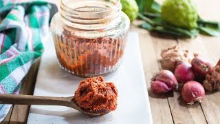 How to make Thai Red Curry Paste [upl. by Oba]