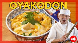 Japans Tastiest Rice Bowl OYAKODON  Chicken and Egg Bowl [upl. by Liebowitz]