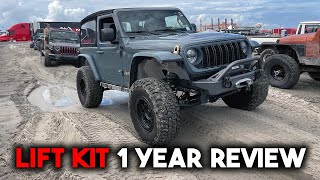 2024 Jeep Wrangler 1 Year Clayton Off Road Lift Kit Review [upl. by Saimerej810]