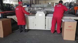 Masina de stantat roll MQ  MQ Flatbed Die Cutting Machine [upl. by Alanah]