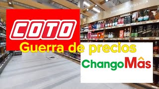 Precios de Alimentos COTO vs CHANGOMAS🤯🛒🥊 [upl. by Yesoj895]