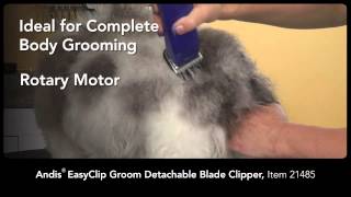 Andis® EasyClip Groom Detatchable Blade Clipper 21485 [upl. by Pentha]