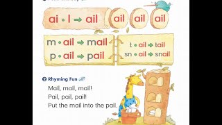 Phonics Kids 5A Unit 1  Vowel Pair quotaiquot  ail aid ain ait [upl. by Platt]