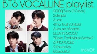 BTS VOCALLINE playlist [upl. by Juback839]