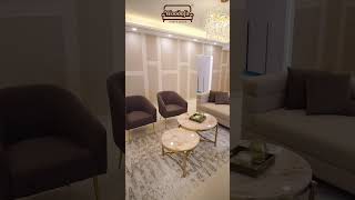 Highend living room interior by Woodofa  ATS Prisitine Noida [upl. by Atenahs]