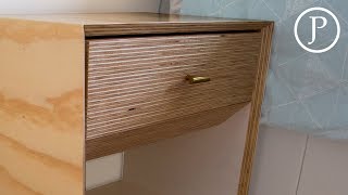 Making a Drawer for the Plywood Bedside Table [upl. by Llen787]