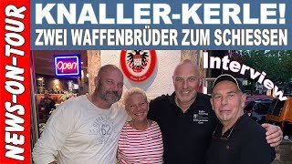 Waffenhändler im Plattes Wiehl Die KnallerKerle Zwei WaffenBrüder zum Schießen [upl. by Ttirrej]