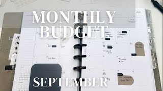 MONTHLY BUDGET  SEPTEMBER 2024  SELF EMPLOYED MONTHLY BUDGET [upl. by Boehmer]