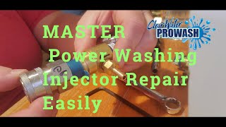 HOW TO REPAIR power washer downstream chemical injector easilyTips [upl. by Eimile605]