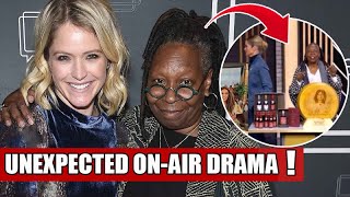 Sara Haines Walks Off The View After Whoopi Goldbergs Bold Comment [upl. by Ataeb]