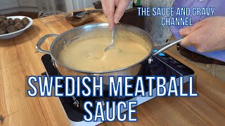 Sauce for Swedish Meatballs  Swedish Meatballs  Swedish Meatball Sauce  Comfort Food  homemade [upl. by Eelarual949]