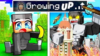 Growing Up as KING KONG in Minecraft [upl. by Rehpatsirhc]